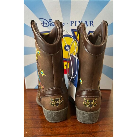 New in Box Toddler Toy Story Pull-on Boots - Brown 5T MSRP: $29.99 - Picture 4 of 6